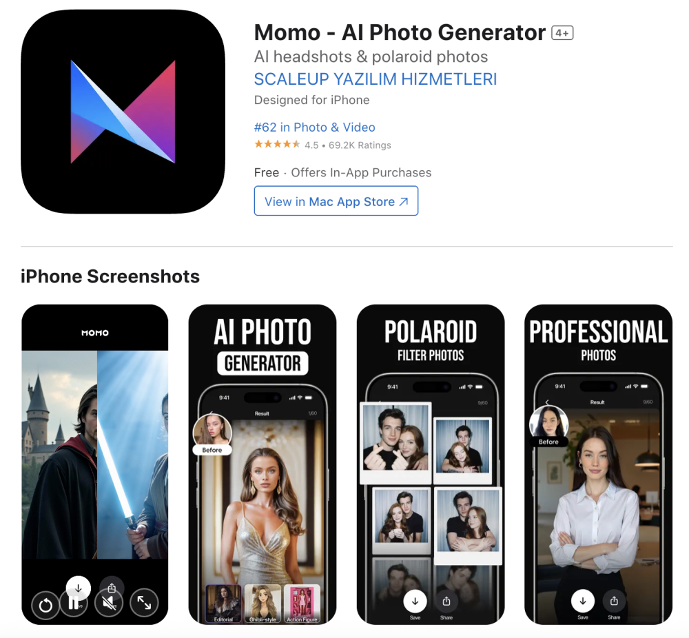 想做爆款AI App？这18个案例值得参考|2025年9月AI百强榜 · 原文图片 7