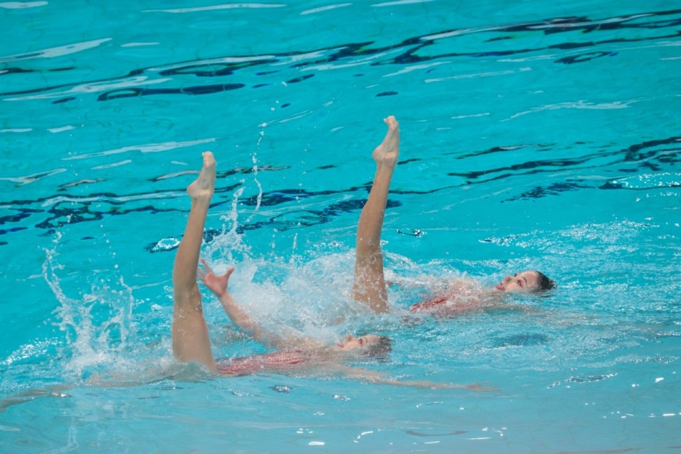 花样游泳世界杯北京站第二日中国队再获三金