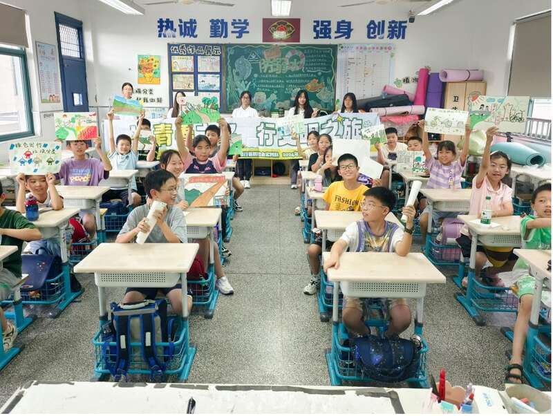 浙江工业职业技术学院 俞烨/摄江苏师范大学"旅步无痕,青年先行"实践