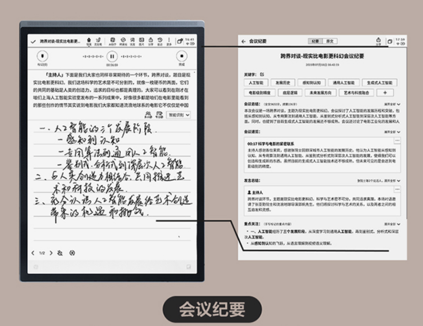 會議提煉自動寫稿訊飛星火v35進一步賦能訊飛智能辦公本