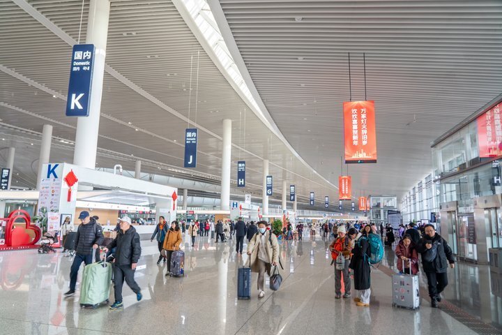 85万人次青岛胶东国际机场单日旅客量创历年春运新高