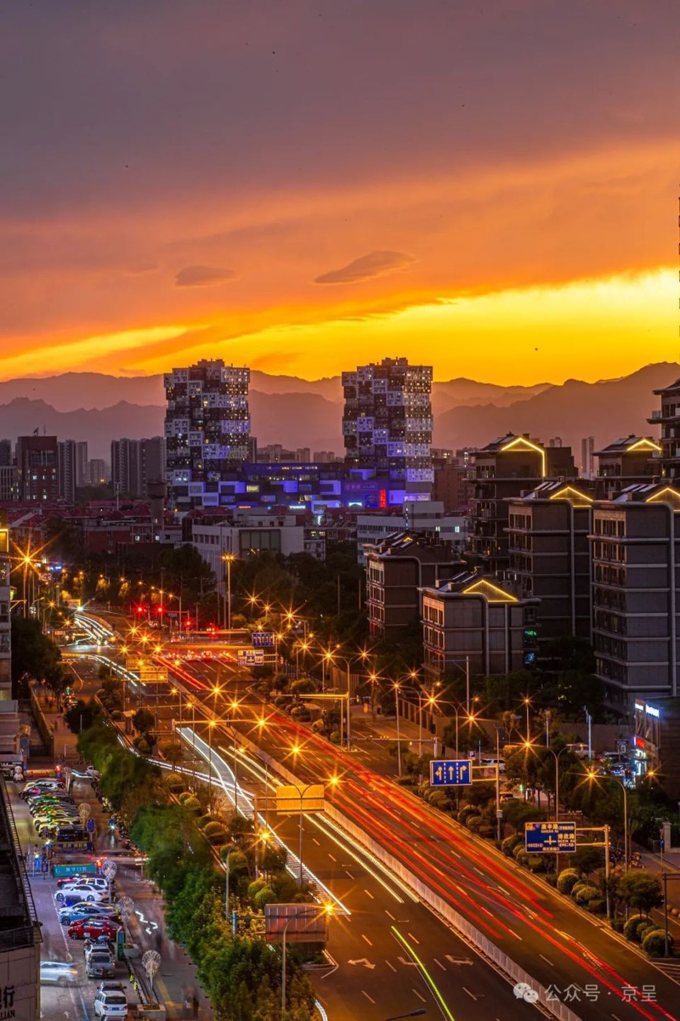 20张照片见证北京"史诗级"晚霞!