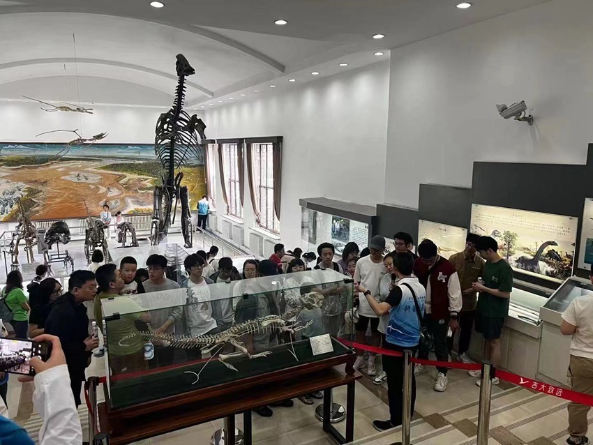 吉林大学地质博物馆始建于1952年,馆内展有精美的珠宝玉石,造型奇特的