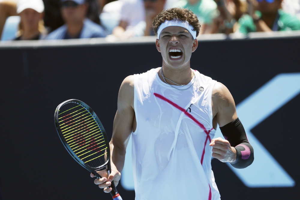 网球——澳网:谢尔顿晋级(2)