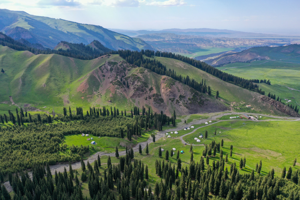 美丽中国丨新疆鹿角湾:藏在天山深处的童话牧场