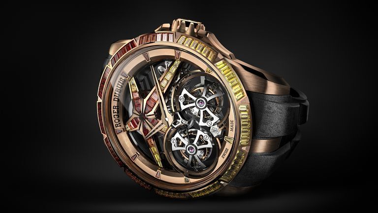 旭日东方 鎏金绚丽 罗杰杜彼roger dubuis耀目呈现 王者系列双飞行陀