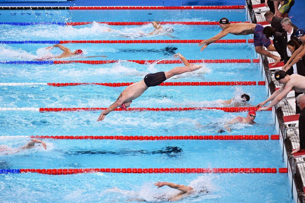 巴黎奥运会丨游泳——男子4x200米自由泳接力决赛赛况(2)