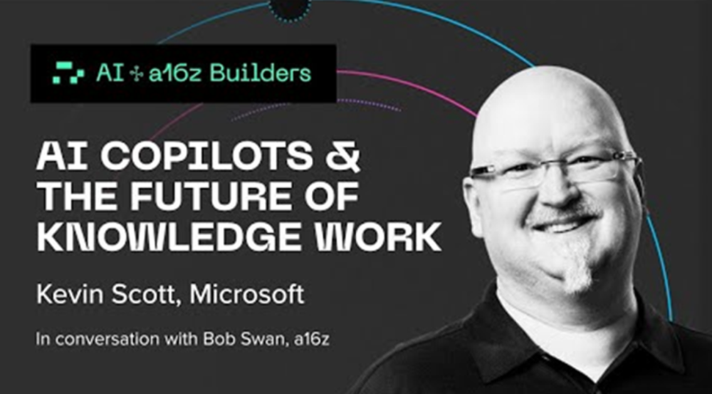 微软 CTO Kevin Scott：AI Copilots是“知识工作”工业革命的开始 · 原文图片 1