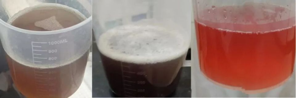 血尿因尿液酸碱度不同还可以表现为其他各种颜色如洗肉色样,酱油色