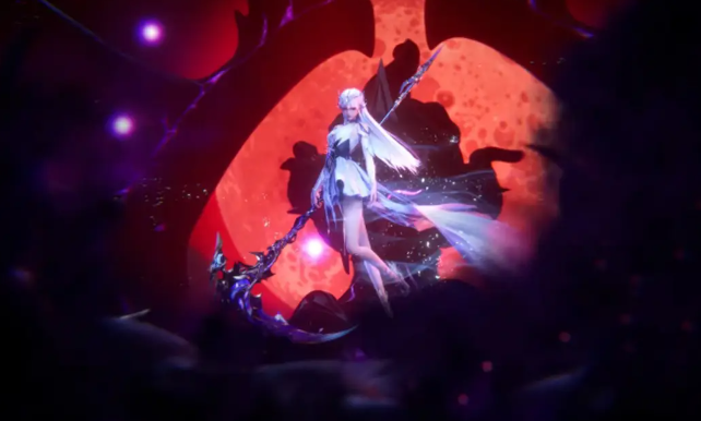 圣采儿迎来二次发育,超短裙配芊芊细腿,白发齐刘海彻底解封颜值