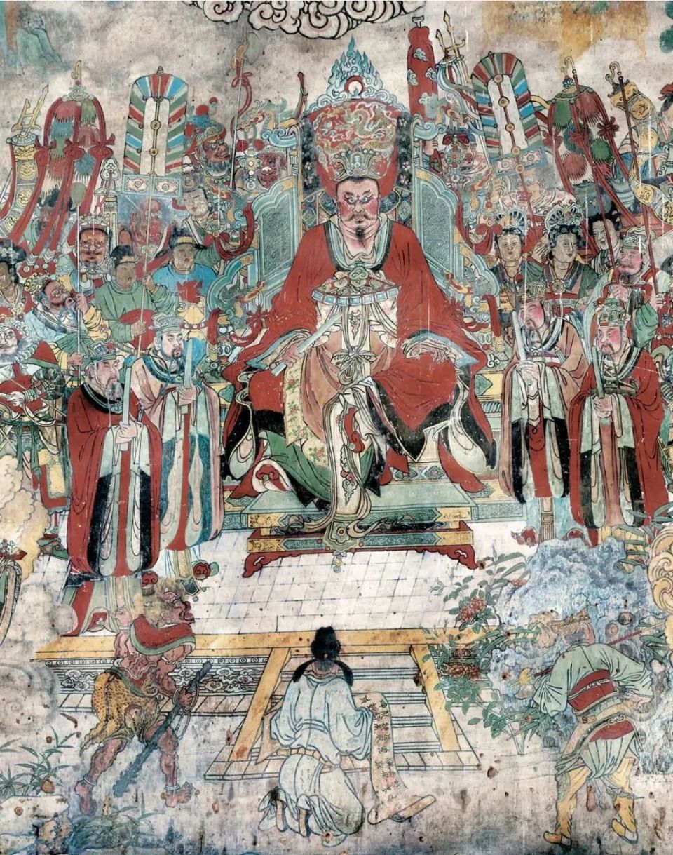 回到元代,重绘洪洞水神庙壁画