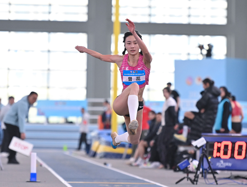 田径全国室内锦标赛女子三级跳远赛况