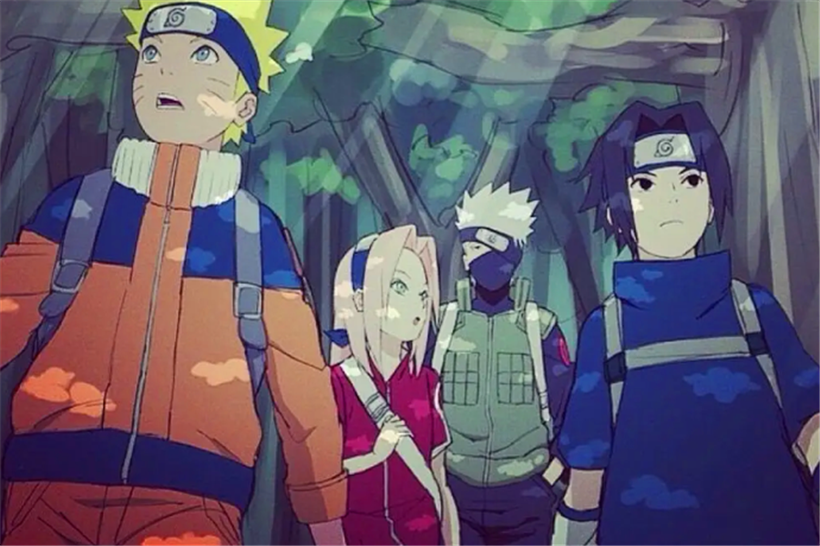 火影中第七班成员身上的梗:卡殿土流壁挂狗头,小樱自信追上鸣佐