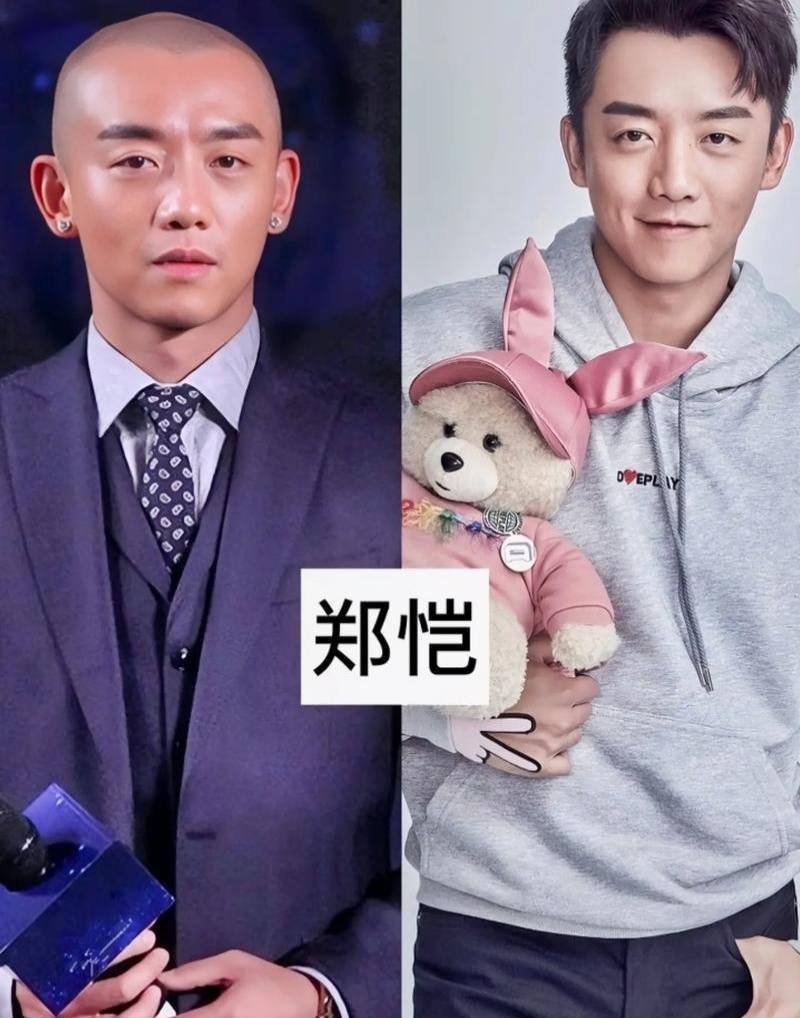 九:罗晋罗晋也是因为拍戏的原因剪了光头,他的光头看起来有些陌生,远
