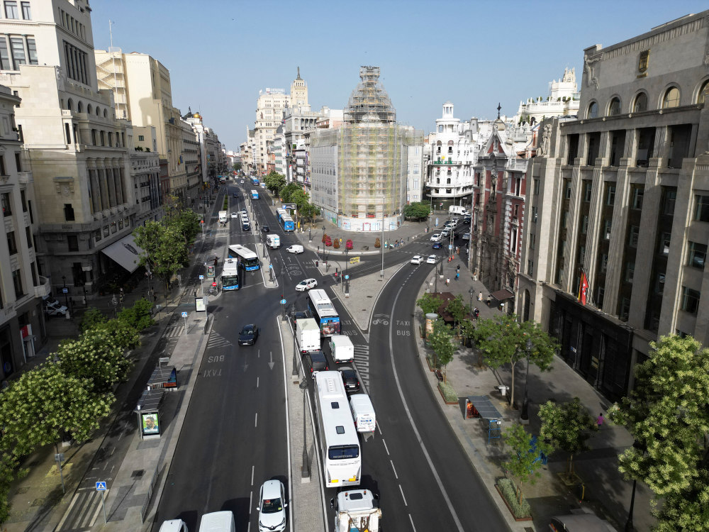 (外代一线)空中俯瞰马德里