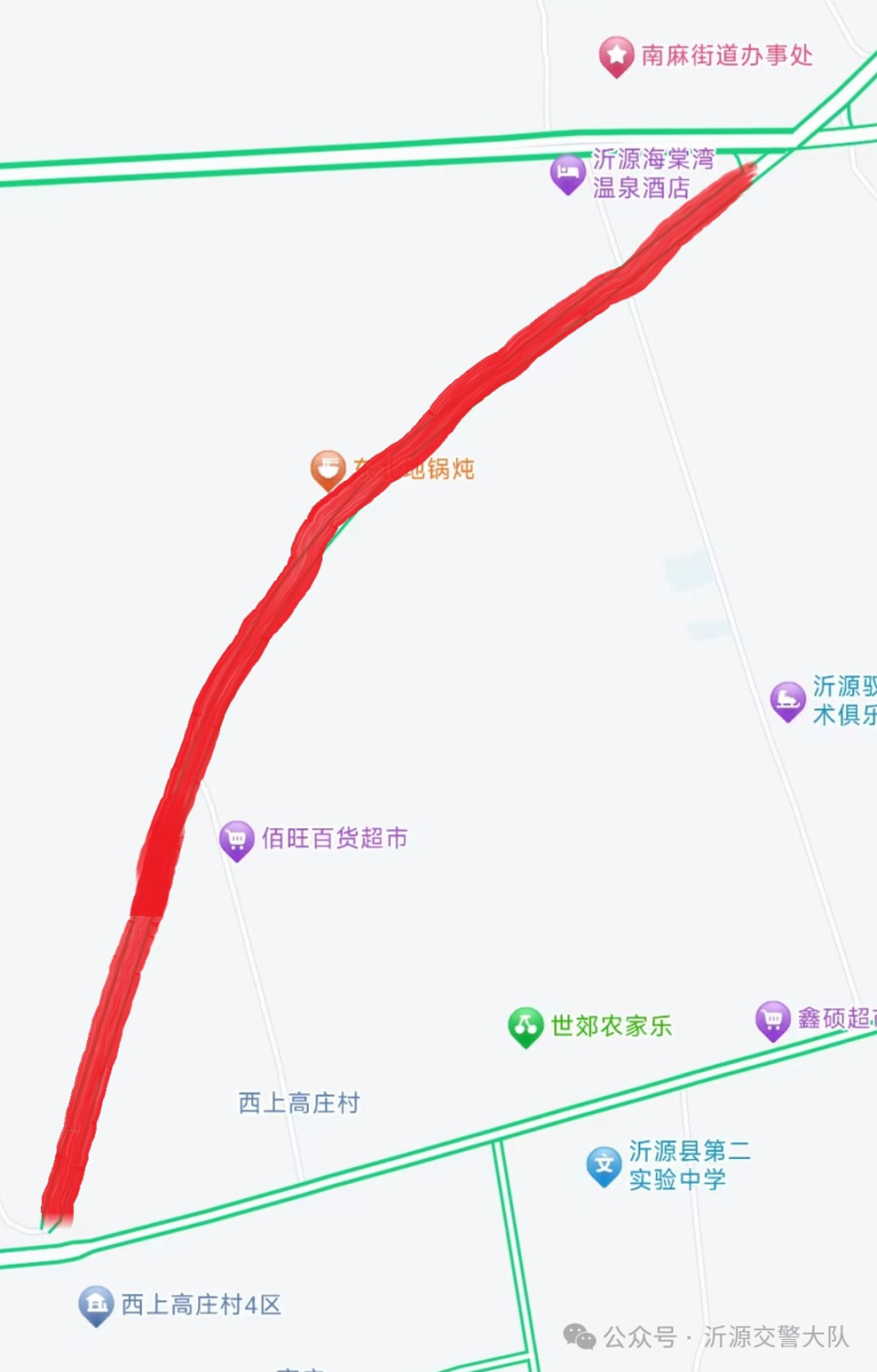 沾临高速沂南段线路图图片