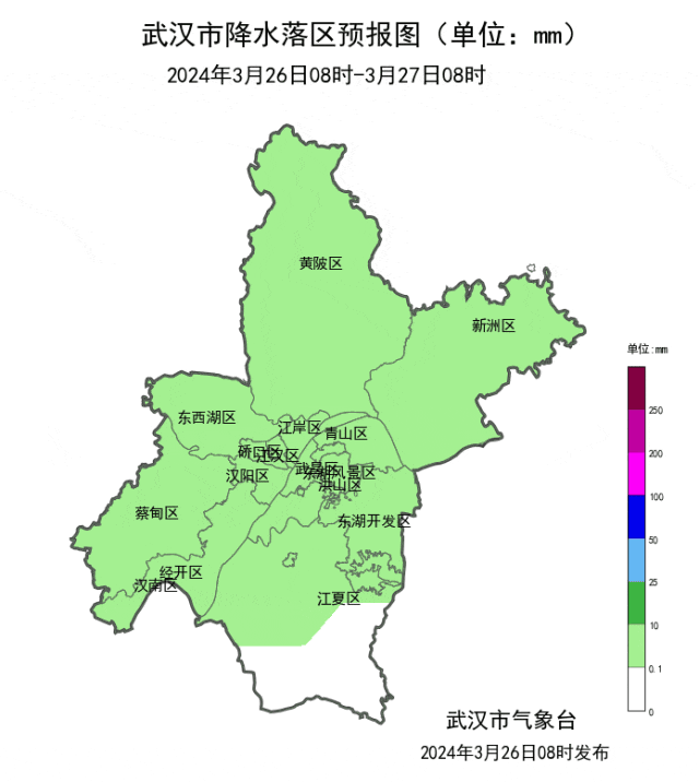 武汉今晚到明天又有降水气温升高倒计时