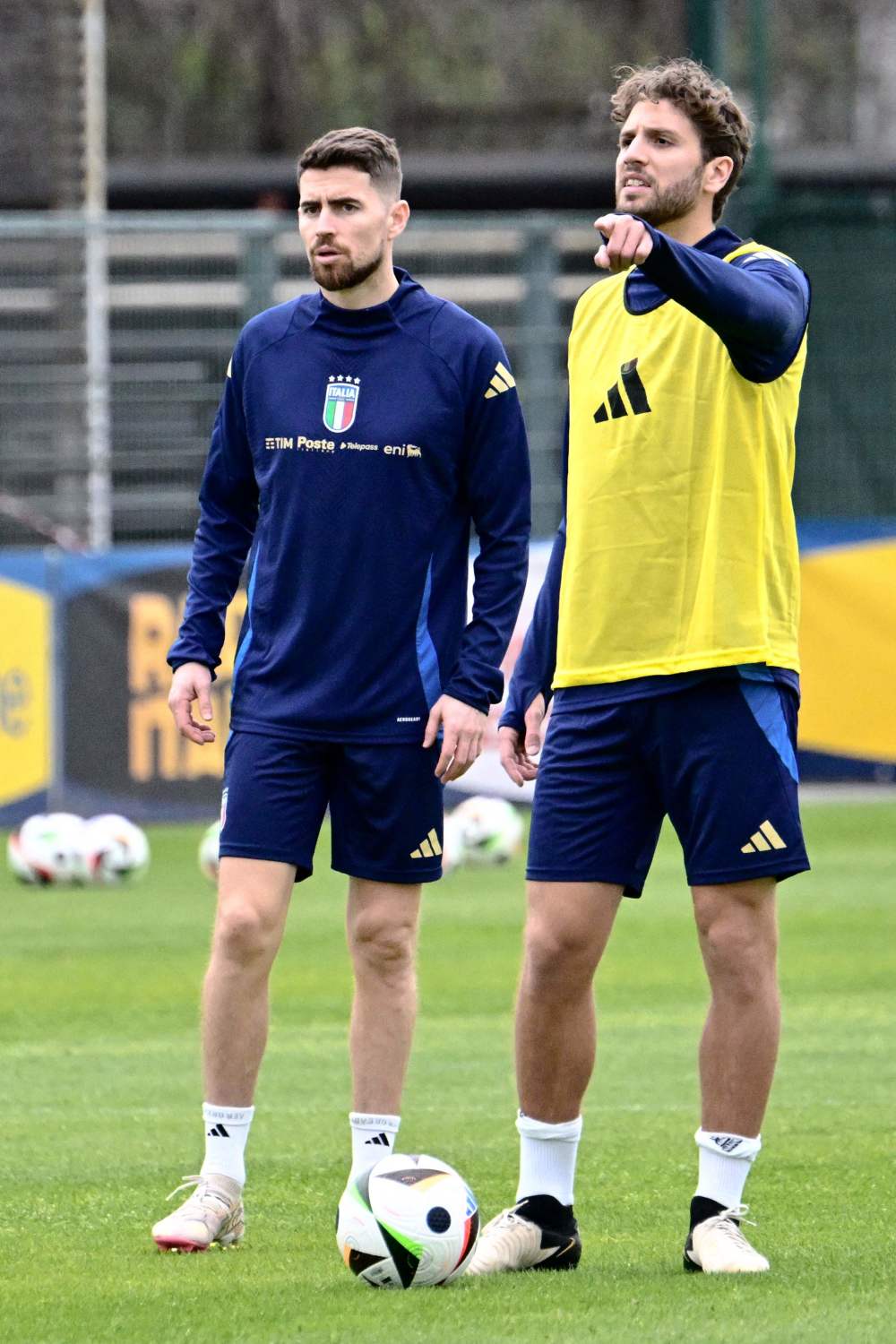 足球——意大利队备战友谊赛