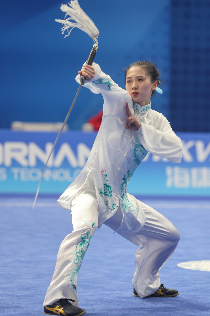 童心夺得杭州亚运会武术女子太极拳太极剑全能金牌
