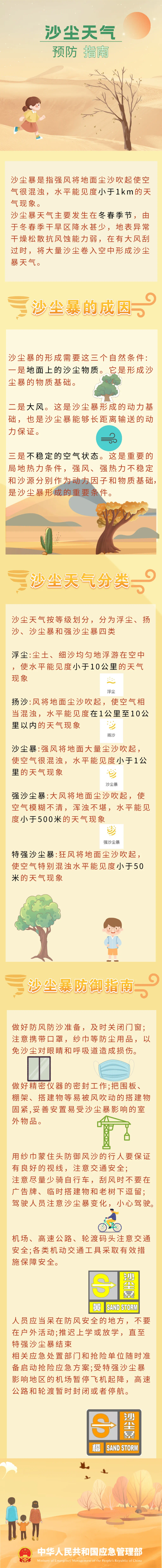 注意携带口罩,纱巾等防尘用品,以免沙尘对眼睛和呼吸道造成损伤;2.