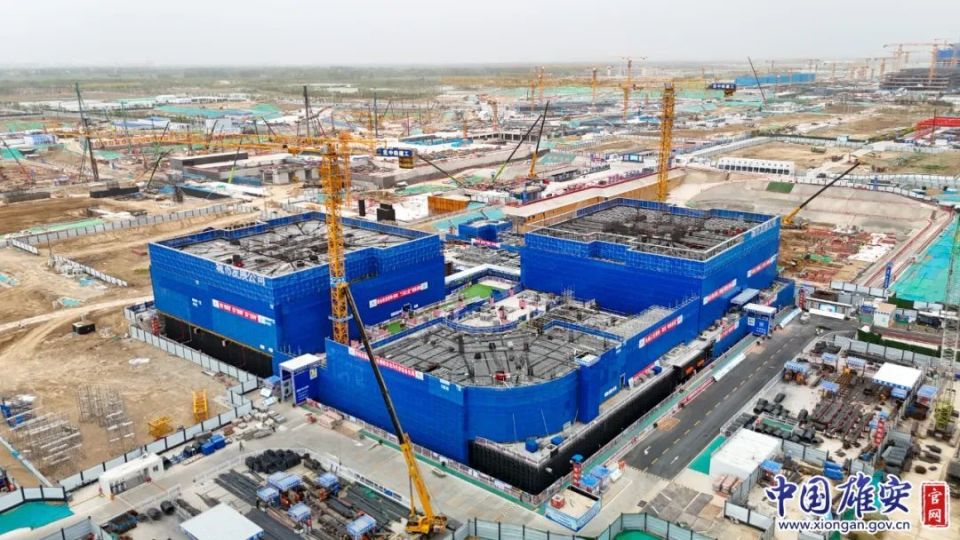 图集丨“五一”施工忙，雄安建设者用汗水诠释劳动之美