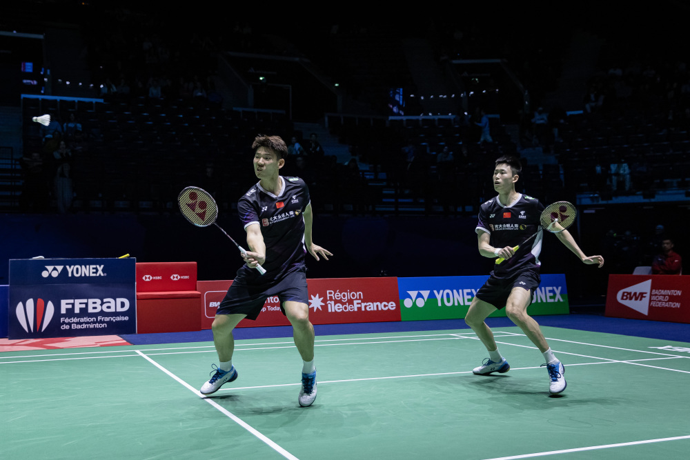 羽毛球法国公开赛刘雨辰欧烜屹男双首轮晋级