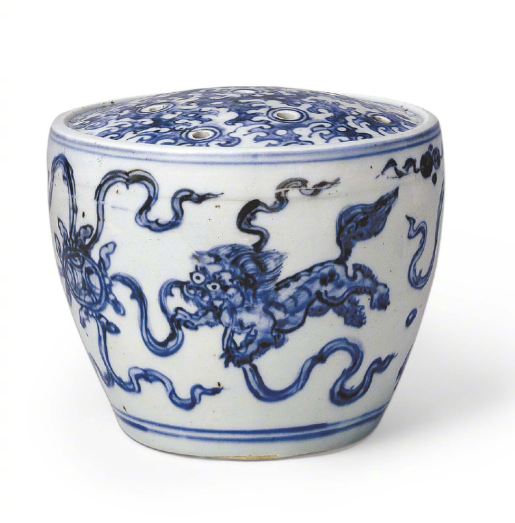 中国美術 明 青花纏枝 富貴佳器款 獅子紋碗 高 6cm 明 【公式通販】
