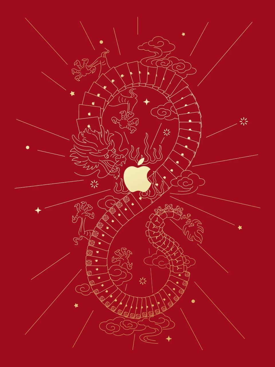 iphone发布龙年壁纸高清无水印
