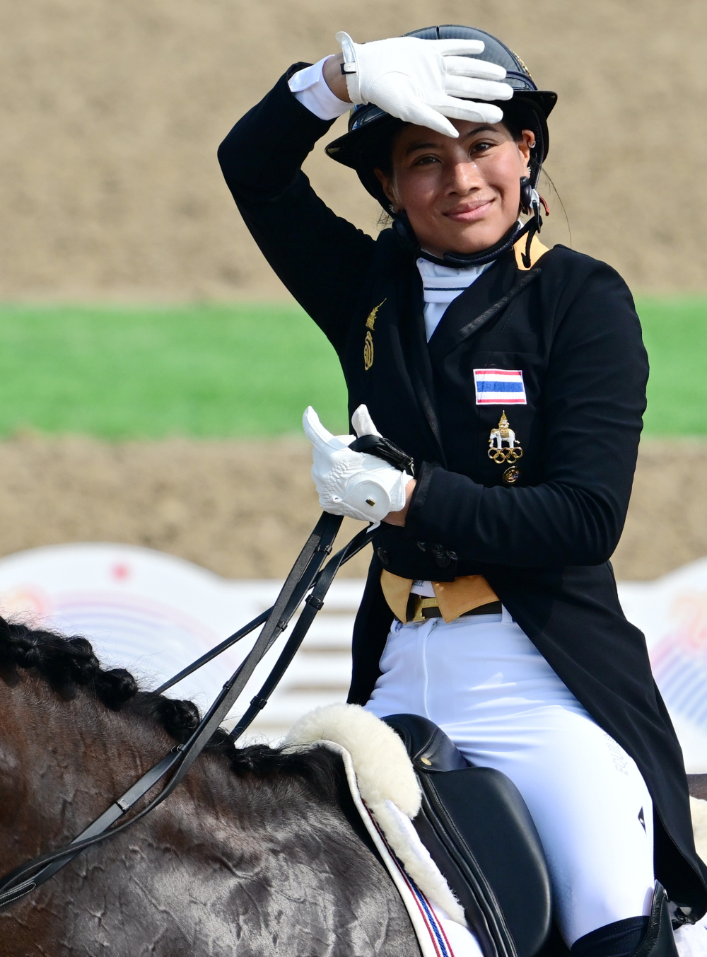 马术——盛装舞步个人赛赛况(2)