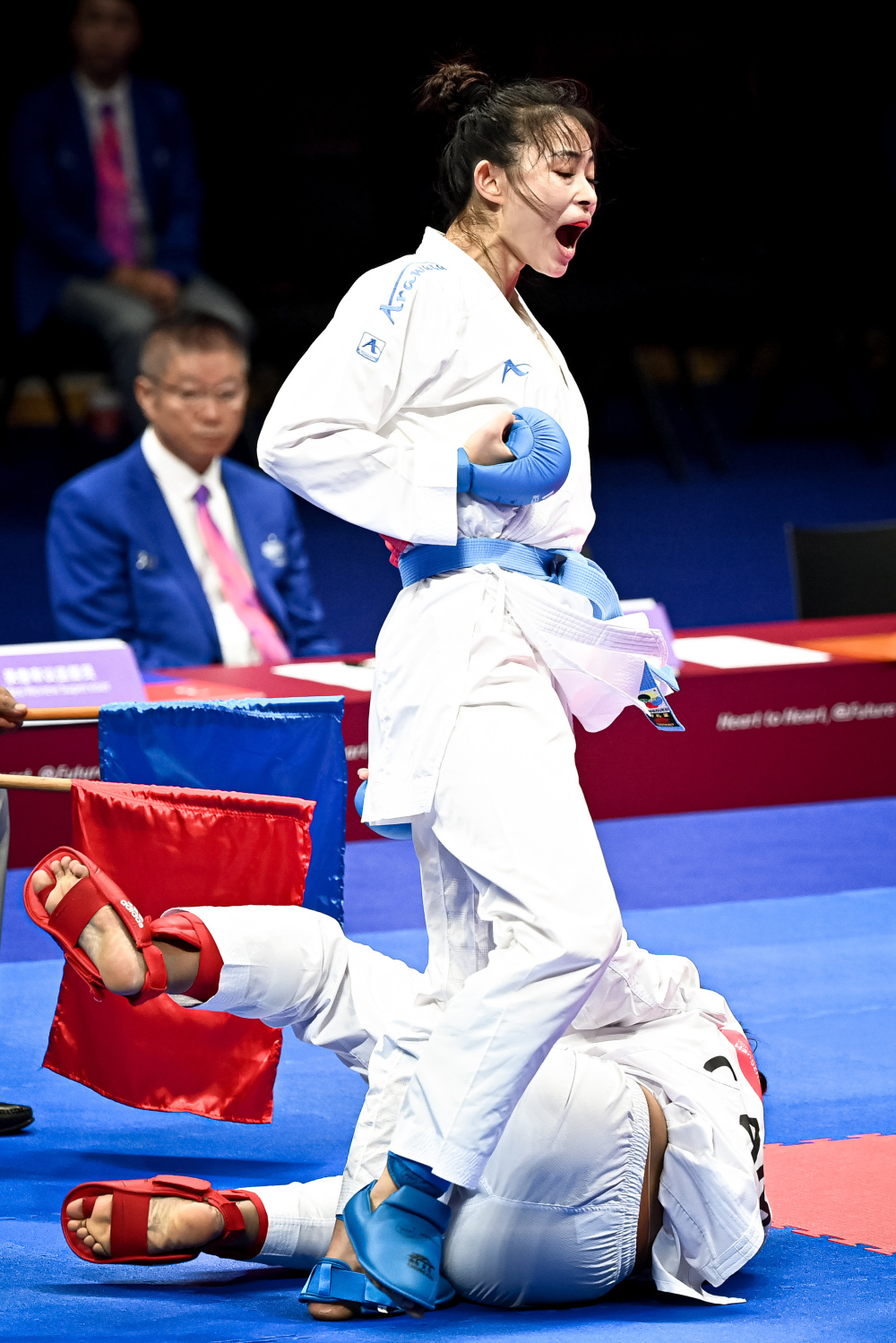 空手道——女子组手61公斤级比赛赛况