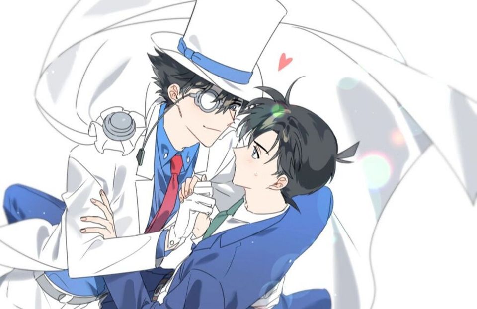 工藤新一不能考公了原来他和怪盗基德是堂兄弟