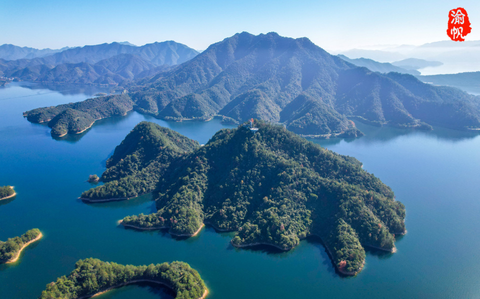 千岛湖骑遇记黄山尖赏千岛之绝色叹天下为公之奇景