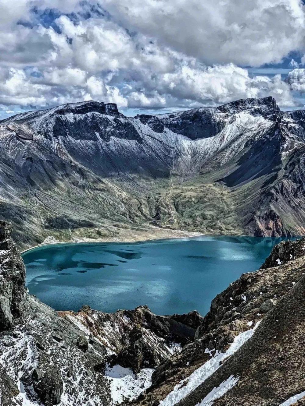 长白山天池:我终于"开"了!_腾讯新闻