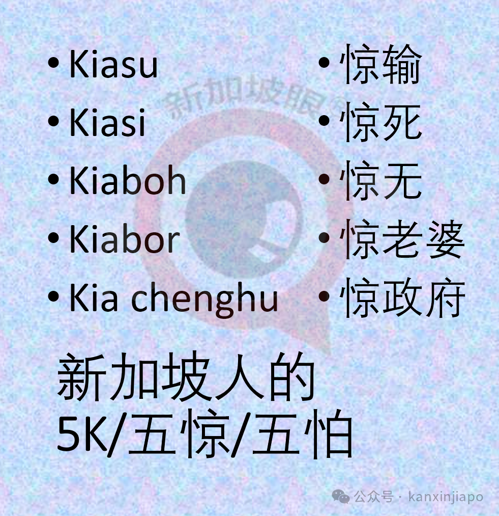 新加坡人最怕的五件事-腾讯新闻