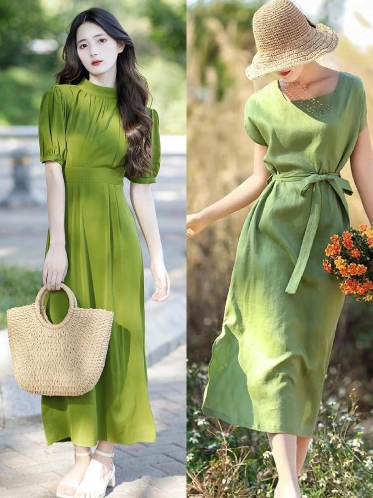 给穿衣增添一些绿色让这个夏天变得更凉爽也显得很有格调