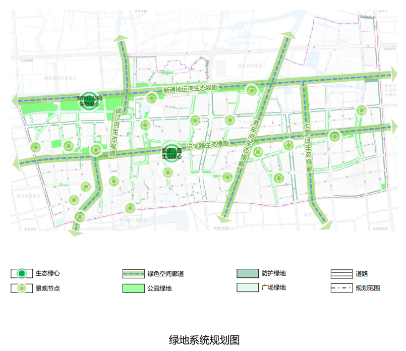 泰州市城市规划图图片