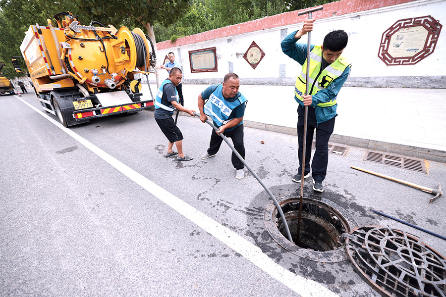 摄影丨城市"血管"这样疏通