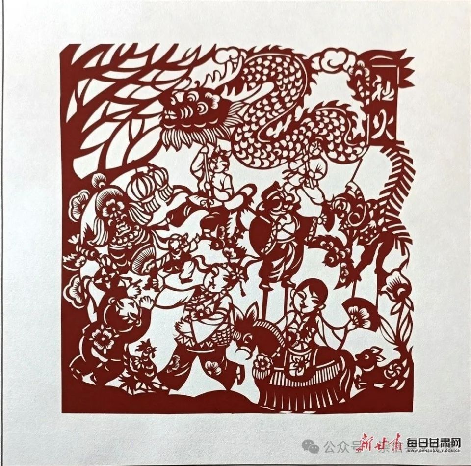 崇信剪纸艺人关月辉剪刀下的陇东民俗