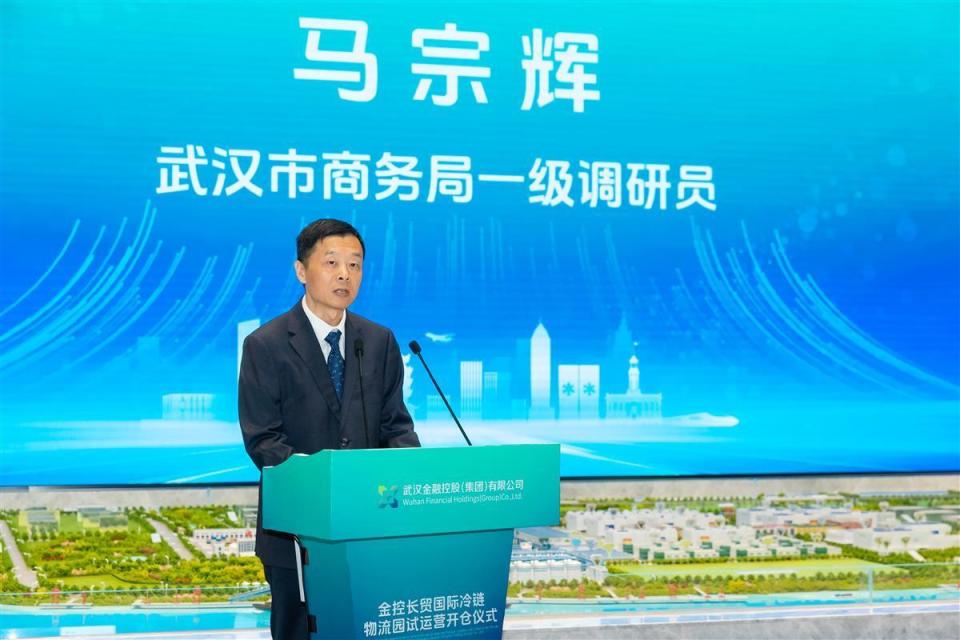 "金控长贸国际冷链物流园定位为中西部冷链仓储和集散中心,是武汉市