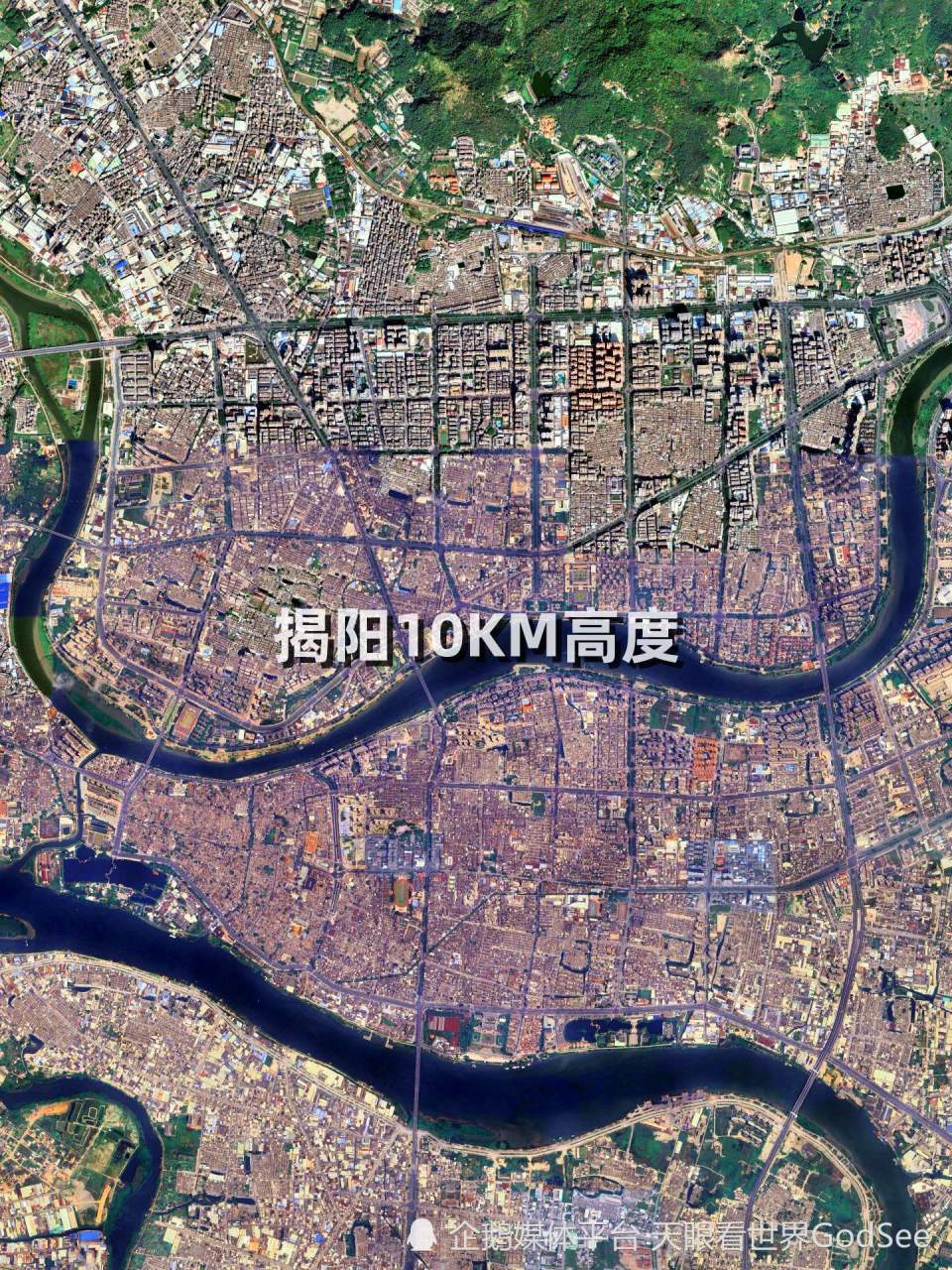 潮汕地区卫星地图