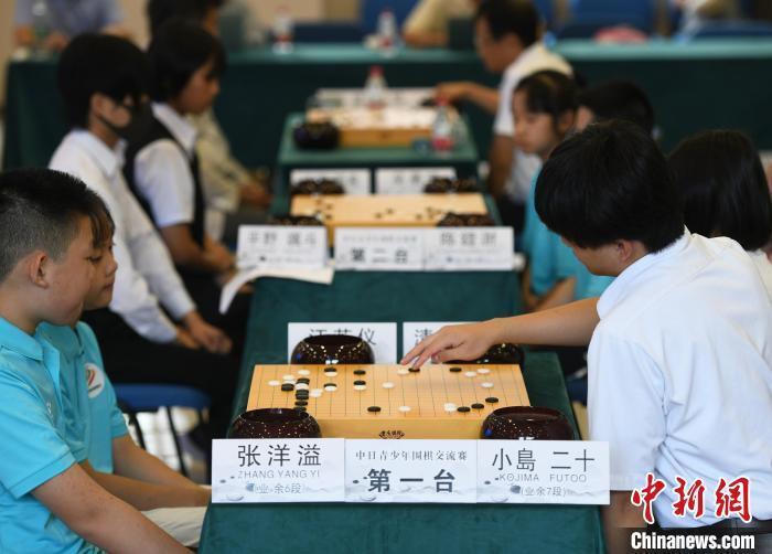 两国青少年以棋会友,共享弈趣