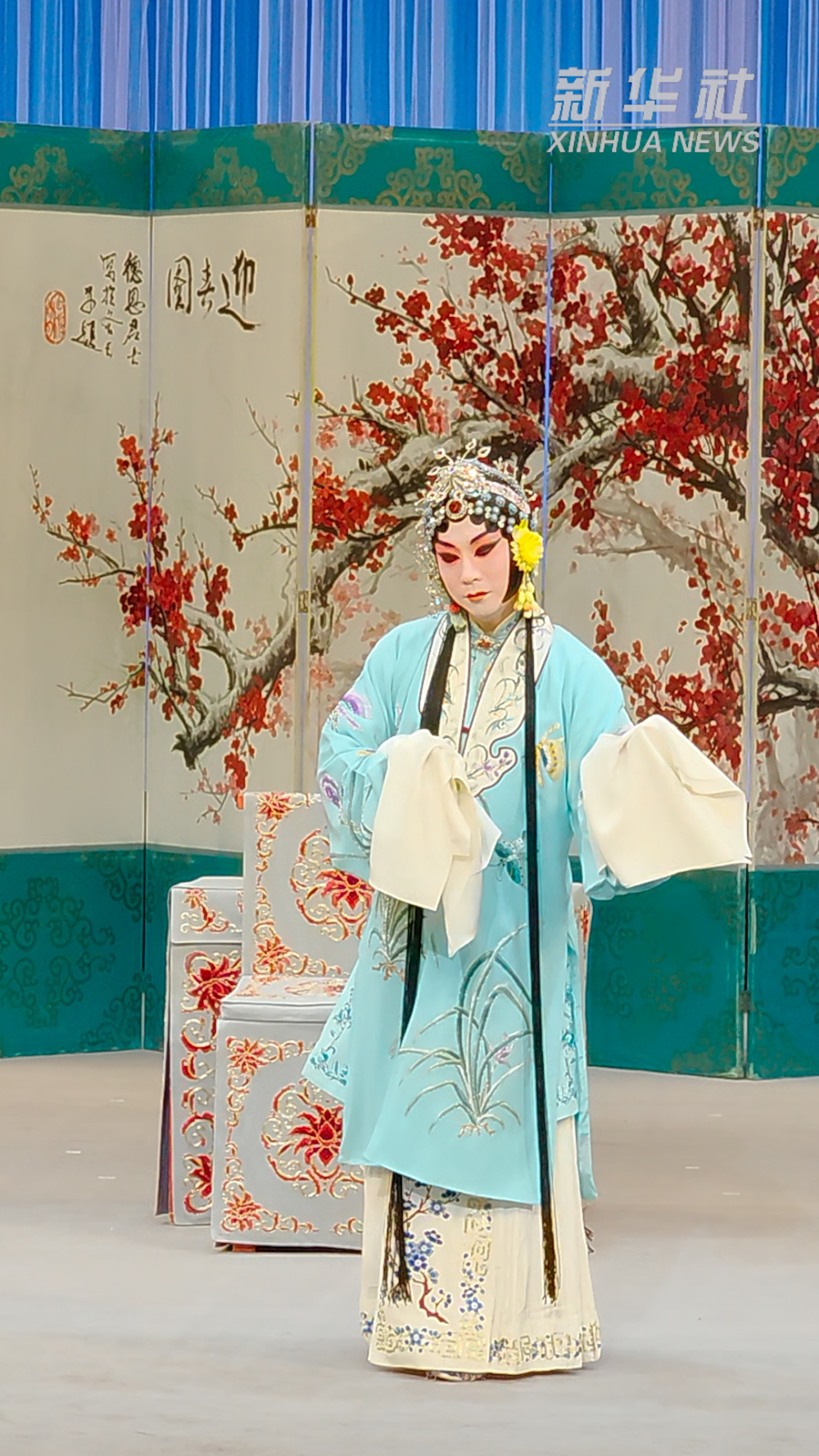 京剧男旦刘铮在北京人民剧场主演凤还巢很有意义