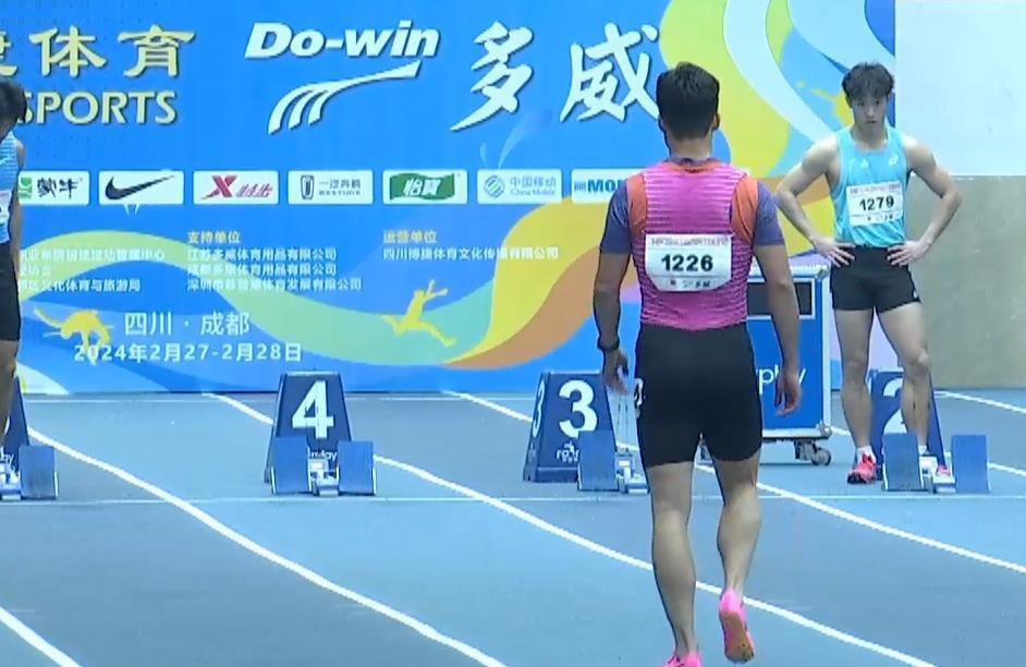 6秒66苏炳添复出首秀无缘冠军001秒之差不敌队友陈冠锋