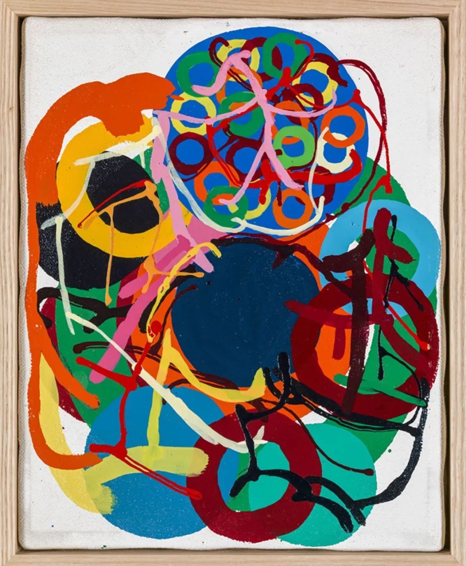 田中敦子 抽象画 肉筆 田中敦子Atsuko Tanaka | 圆与线-腾讯新闻