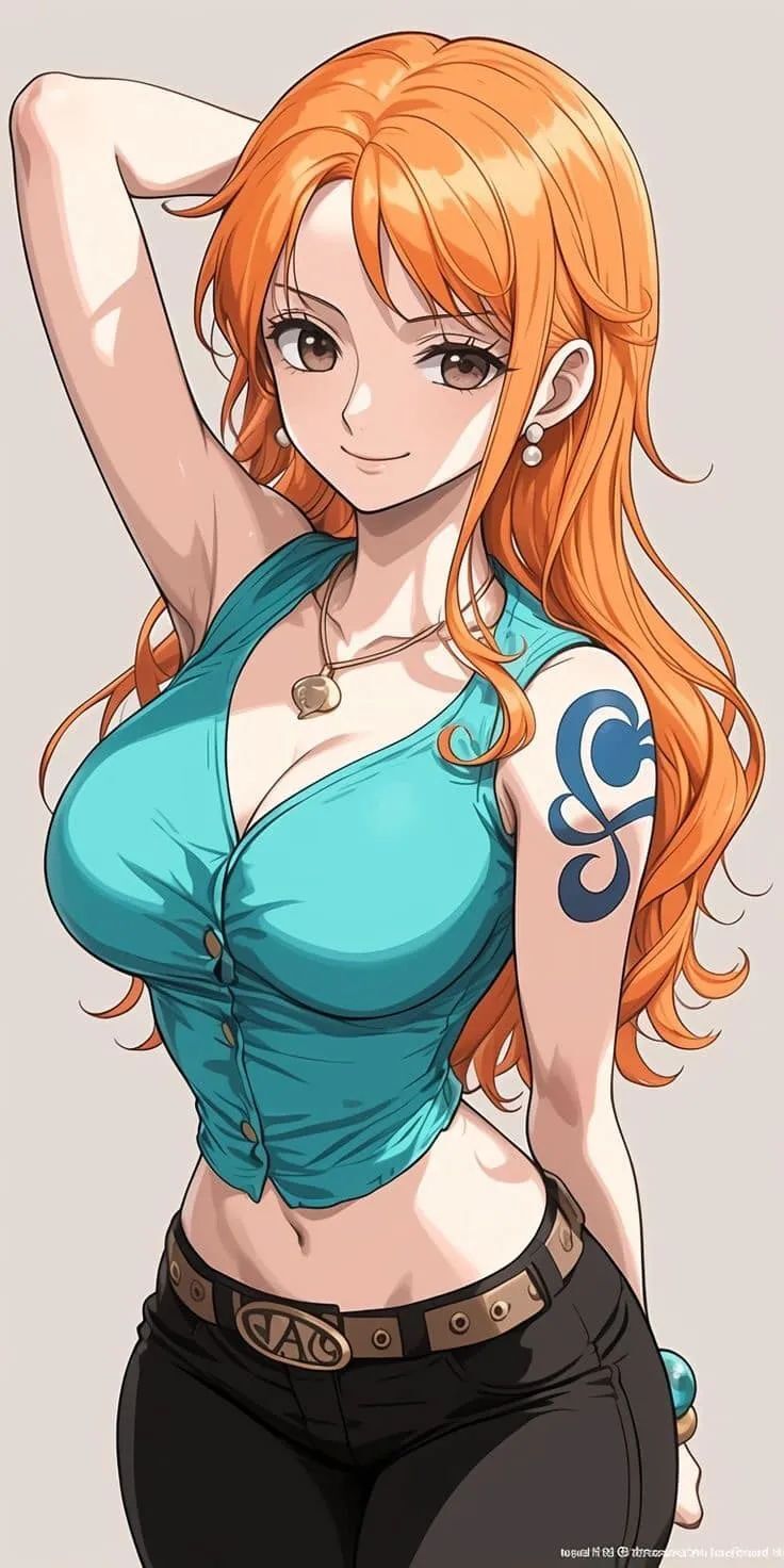 海贼王,娜美ai真人形象,清纯美丽可爱