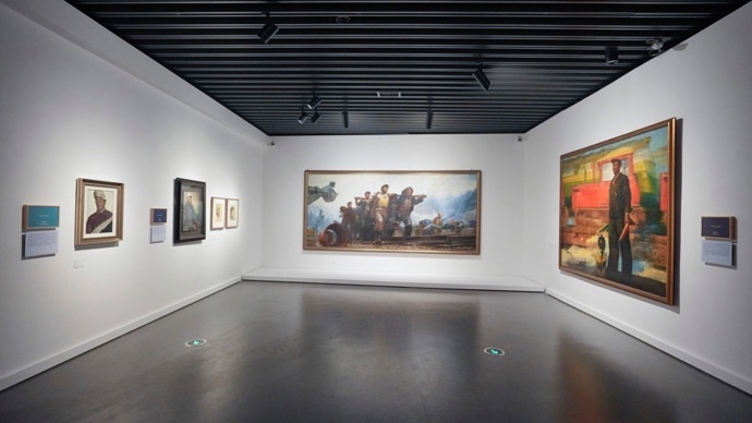 上海油画雕塑院联合主办的"从上海出发——一百年中国油画掠影"正式