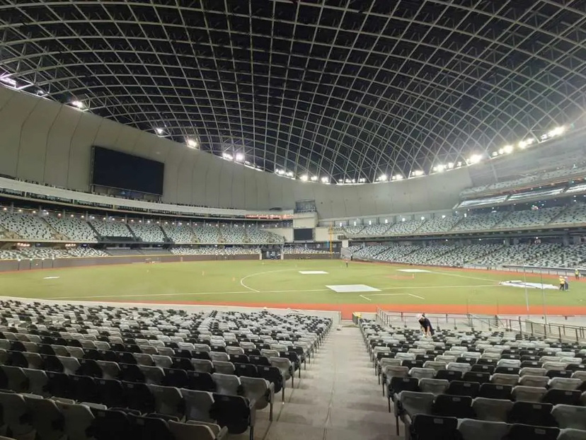 李四川展示台北"大巨蛋"内景,网友喊:快开放!-腾讯新闻