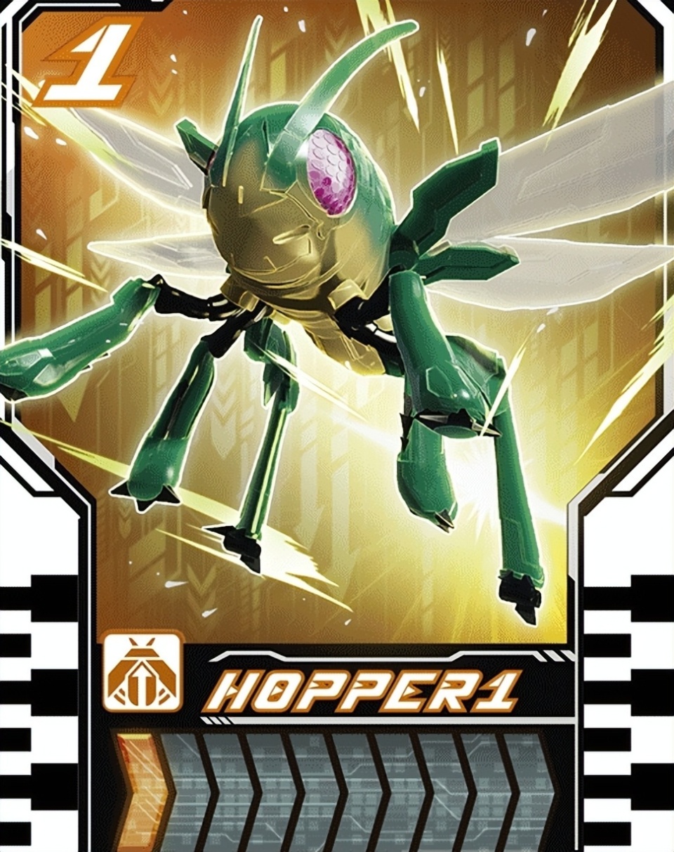 最后就是就假面骑士歌查德的hopper1的经典蝗虫卡片,这也算是异画了