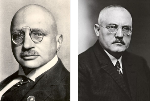 弗利茨·哈勃(左)和卡尔·博世(右) | 图片来源:百度百科在初期