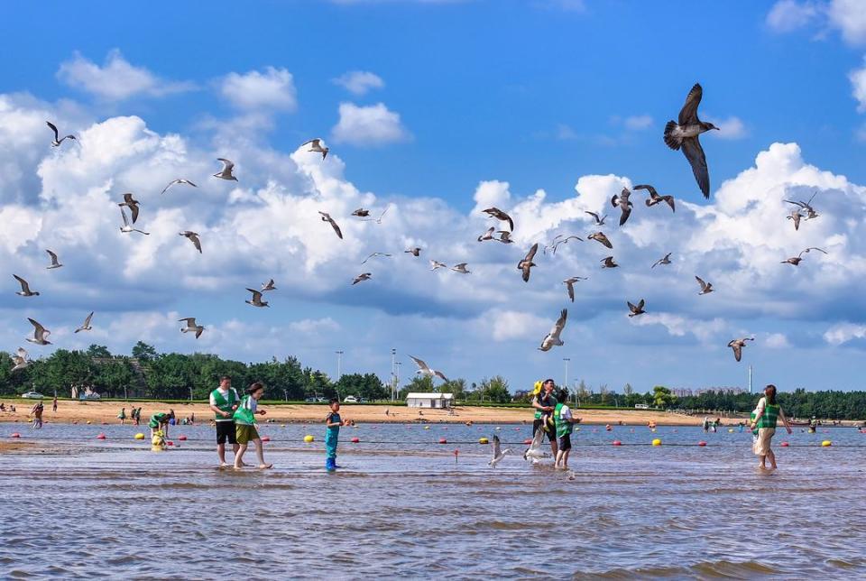 荣成:雨后桑沟湾 生态美如画